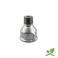 Fitting reducing socket nipple galvanised no. 246 - 1/4" - 2" female x male