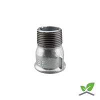 Fitting socket nipple galvanised no. 529a - 3/8"- 1.1/2"- female x male
