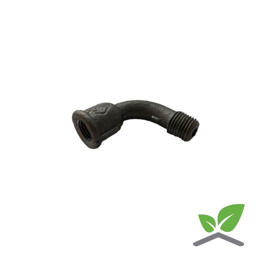 Fitting bend no. 1 black 1/4" - 2" female x male-1