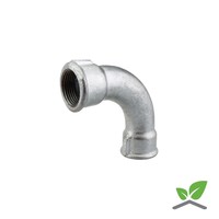 Fitting bend galvanised no. 2 - 1/4" - 2" female x female