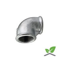 Fitting elbow galvanised No. 90- 1/4" - 2" female x female