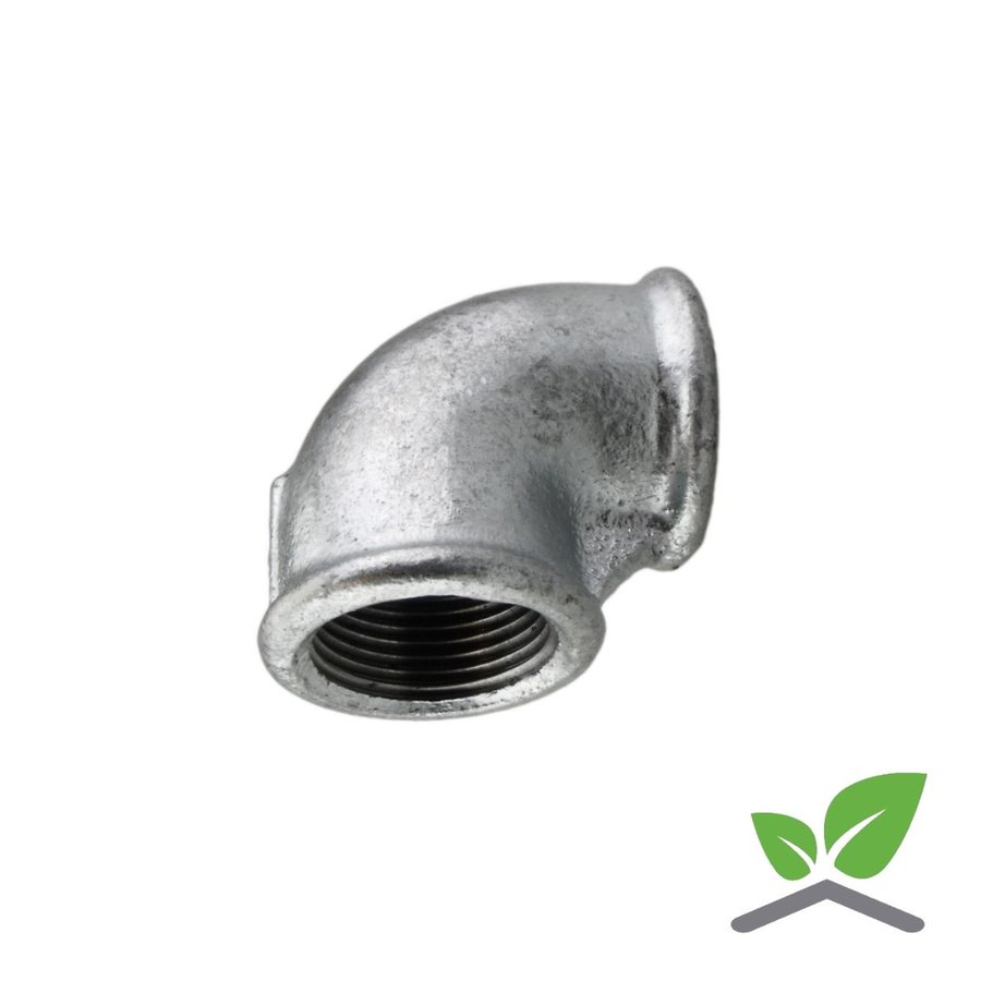 Fitting elbow galvanised No. 90- 1/4" - 2" female x female-1