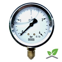 Manometer Glycerin 0...4 Bar; case 60 mm connection bottom 1/4"