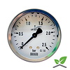 Manometer Glycerin 0...2,5 Bar; case 60 mm connection backside 1/4"