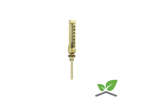 Rod liquid thermometer straight 0...+120 gr. C 