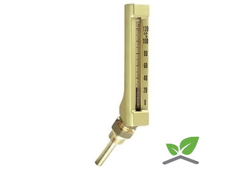 Stabthermometer Schräg 0...+120 gr.C 