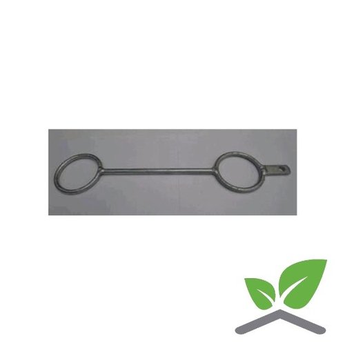 Gable hook, for 2 x hose,  single lip - (price on request) 