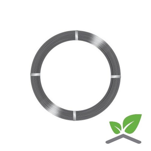 Stainless steel single wire (price on request). 