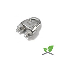 Wire rope clip Stainless 2 - 8 mm (unit 100 pieces)