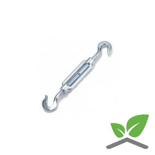 Galvanised rigging screw hook-hook (unit 10 pieces) 