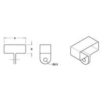 thumb-Truss-clips 50x25 mm, centric, galvanised, box 300 pieces (price on request)-2