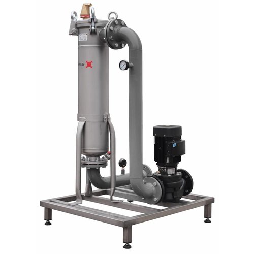 Sotex deelstroomfilter SFU+ met Johnson pomp en leiding 