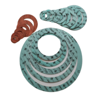 Pressed fiber gaskets