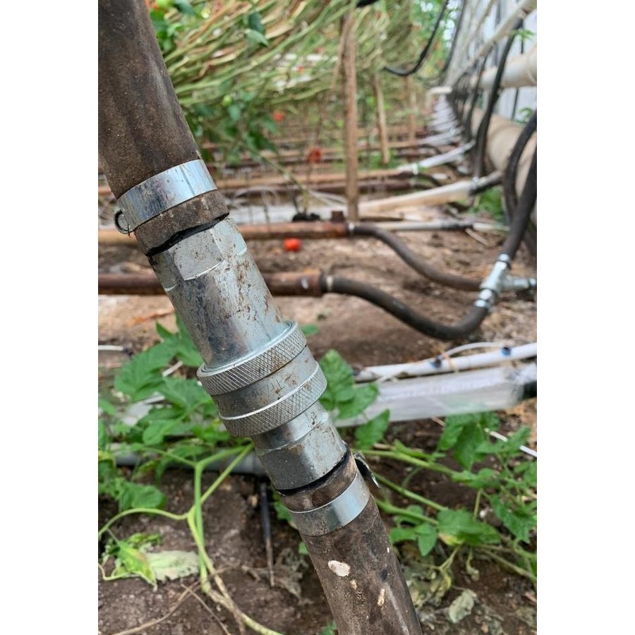 Quick coupling set for hose 1"-2