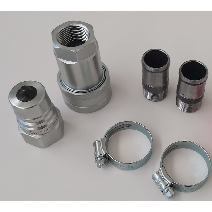 Quick coupling set for hose 3/4"-1