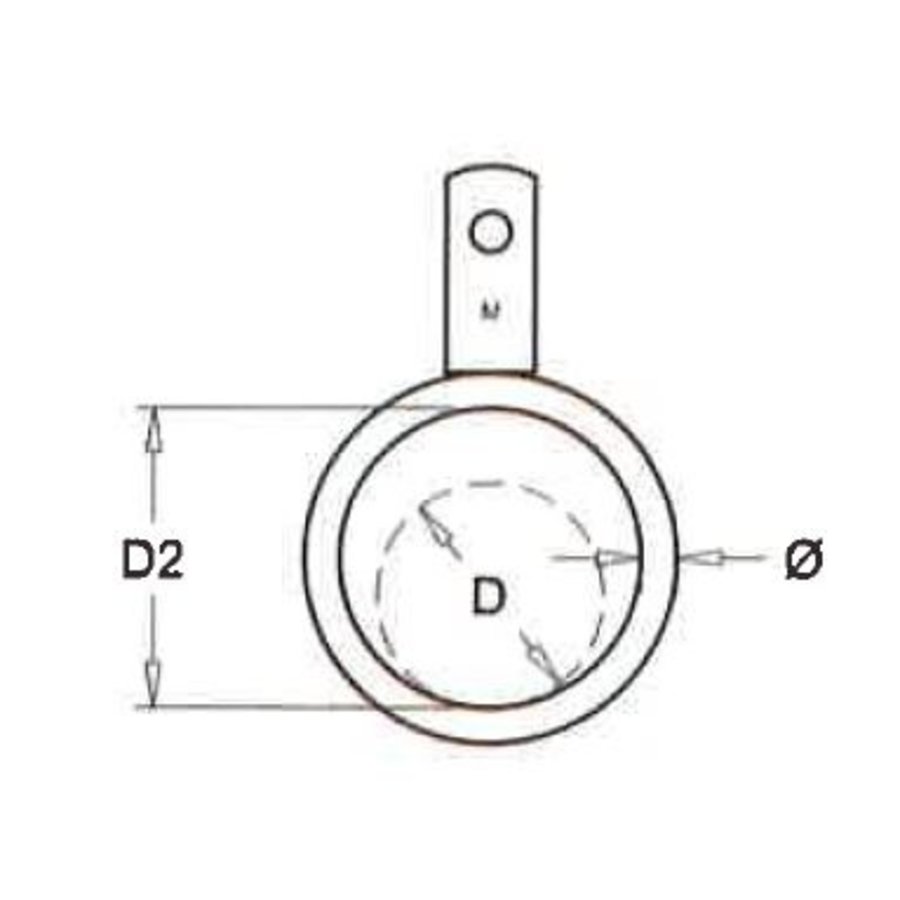 Ring with single lip (per piece)-2