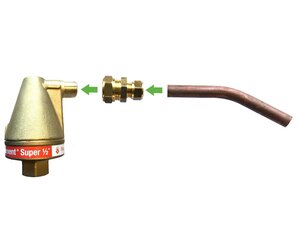 Valvola Di Sfiato Automatica Con Valvola Di Intercettazione ALFA Bianca 12 Pollice 87998426