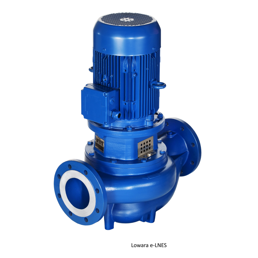 LOWARA E-LNE in-line circulation pump-2