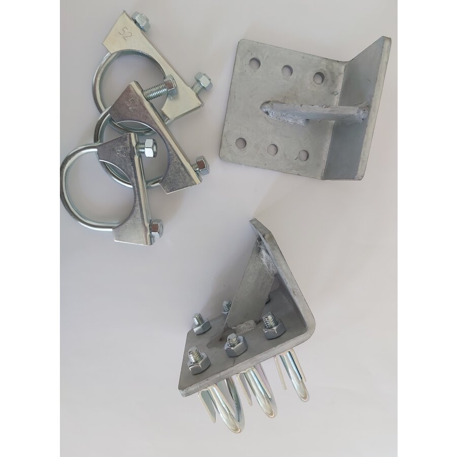 End stop pipe rail &#039;&#039;Extra strong&#039;&#039; - Complete set (price on request)-7