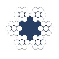 Galvanised steel wire rope 1960 N/mm2 (price on request)