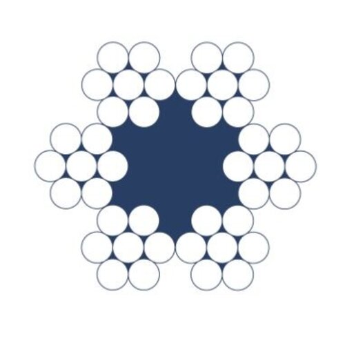 Verzinktes Drahtseil 1960 N/mm2 (Preise auf Anvrage) 