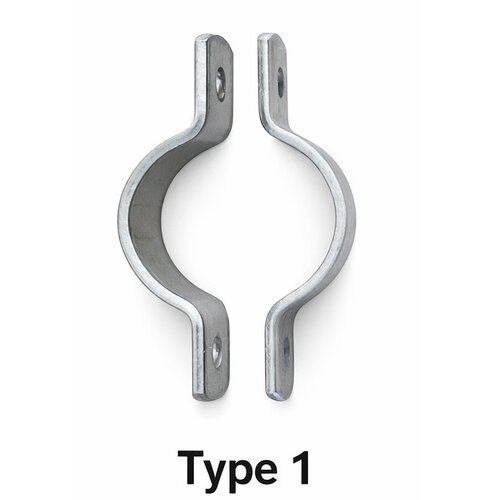 Eindstop buisrail Type 1 Halve kapbeugels - Complete set (prijs op aanvraag) 