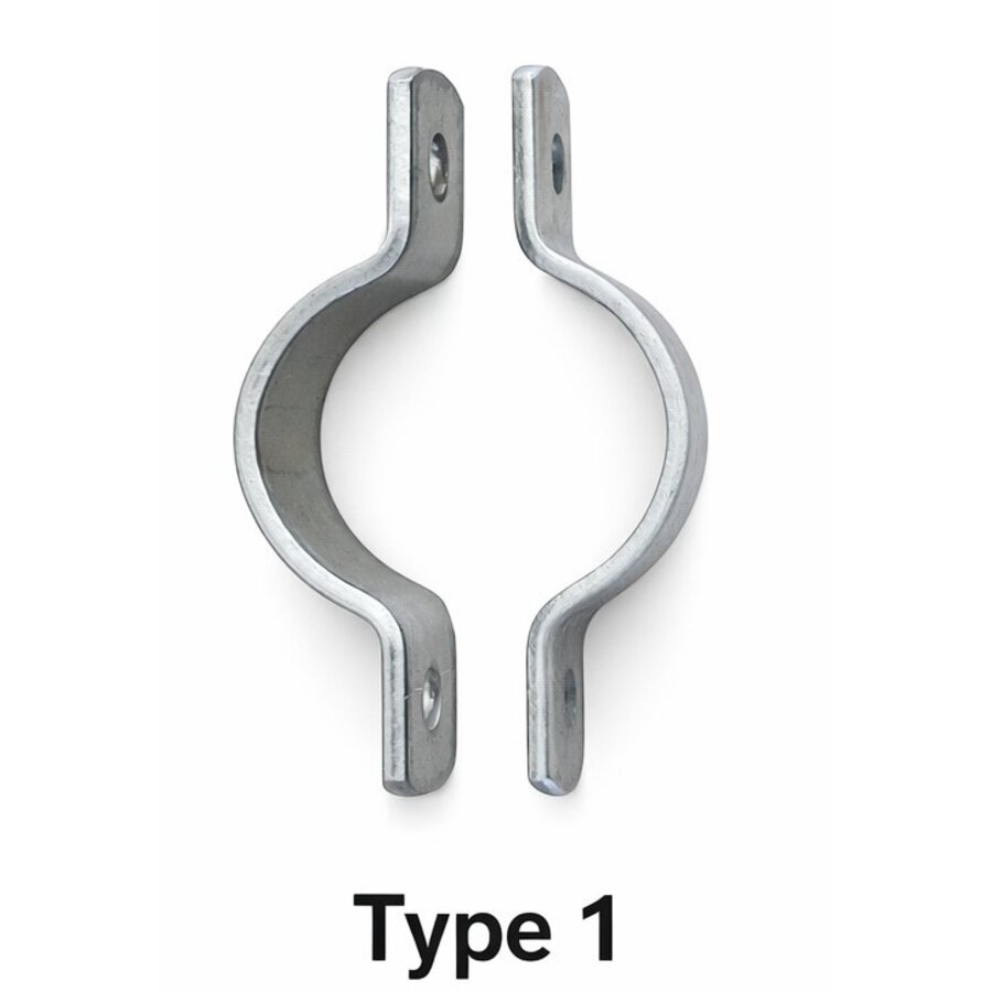 Eindstop buisrail Type 1 Halve kapbeugels - Complete set (prijs op aanvraag)-1