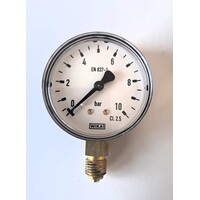 thumb-Manometer 0...10 Bar; kast 60 mm aansluiting 1/4" onder-1