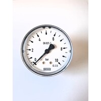 thumb-Manometer 0...10 Bar; kast 60 mm aansluiting 1/4" achter-1