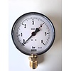 Manometer 0...6 Bar; kast 100 mm aansluiting 1/2" onder