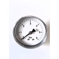 thumb-Manometer 0...6 Bar; kast 60 mm aansluiting 1/4" achter-1
