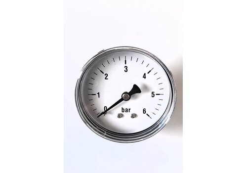 Manometer 0...6 Bar; Gehäuse 60 mm Anschluss 1/4" hinten 