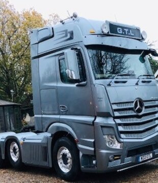 Visière pour Mercedes-Benz Actros MP4