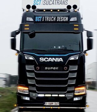 Visière pour Scania Next Generation type 3A