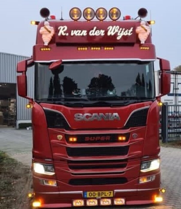 Scania Visière pour Scania Next Generation type 2D  vieilles lampes