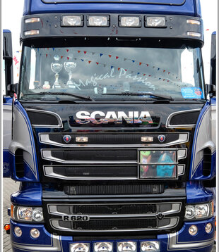 Scania Série 4 & Série R Highline/ Topline Pare-soleil type 3C
