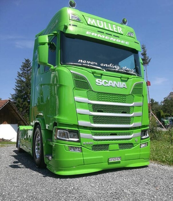Scania Spoiler avant pour pare-chocs bas Scania Next Generation type 1