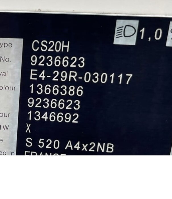 Scania Scania Next Generation Sky Light Cover (couverture des phares)