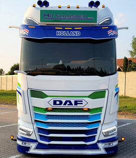 Pare-soleil DAF XF/XG/XG+ 5 LED Lights