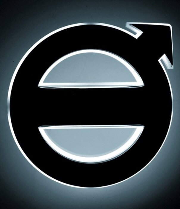 Volvo Volvo Logo Illuminé 17 cm Bicolore