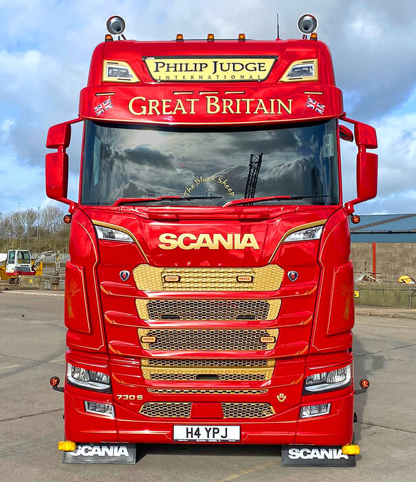 Scania Scania Next Generation Sunvisor 5 à fond rond