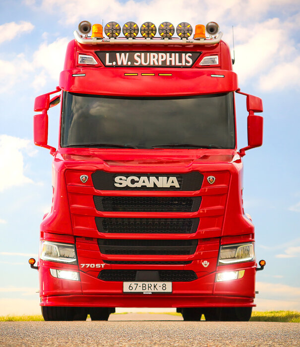 Scania Scania Next Generation Sunvisor 5 Round Bottom (pare-soleil à fond rond)