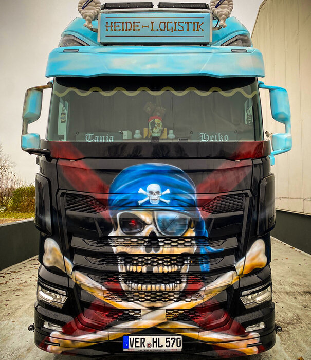 DAF Pare-soleil DAF XF/XG/XG+ 2 LED Lights