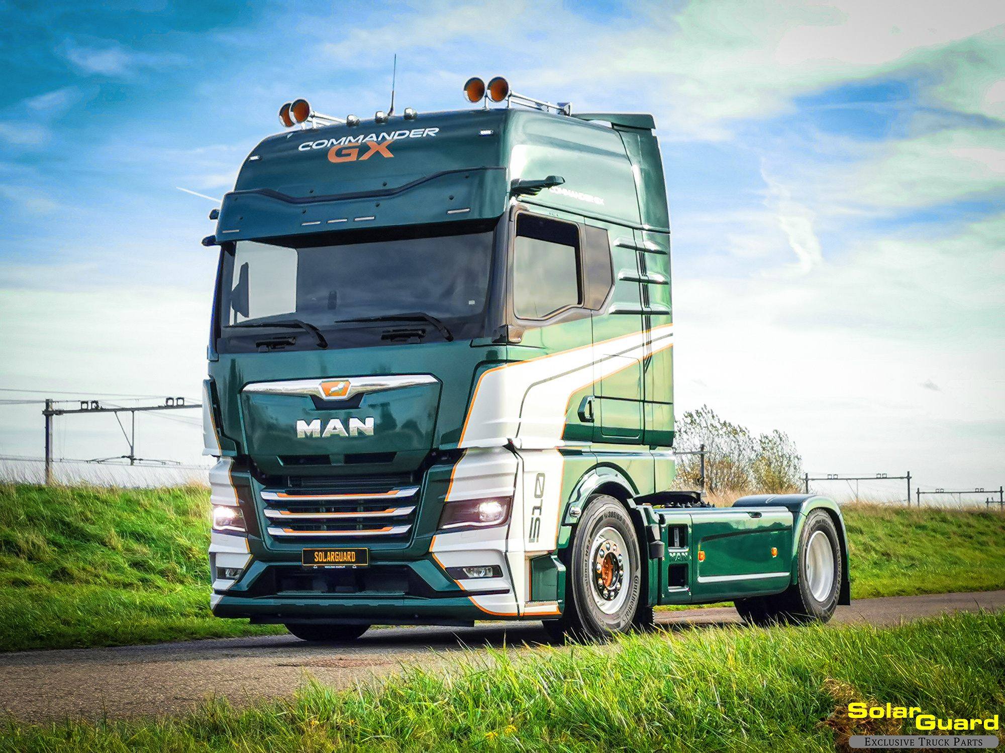MAN TGX Visière - Solar Guard Exclusive Truckparts France