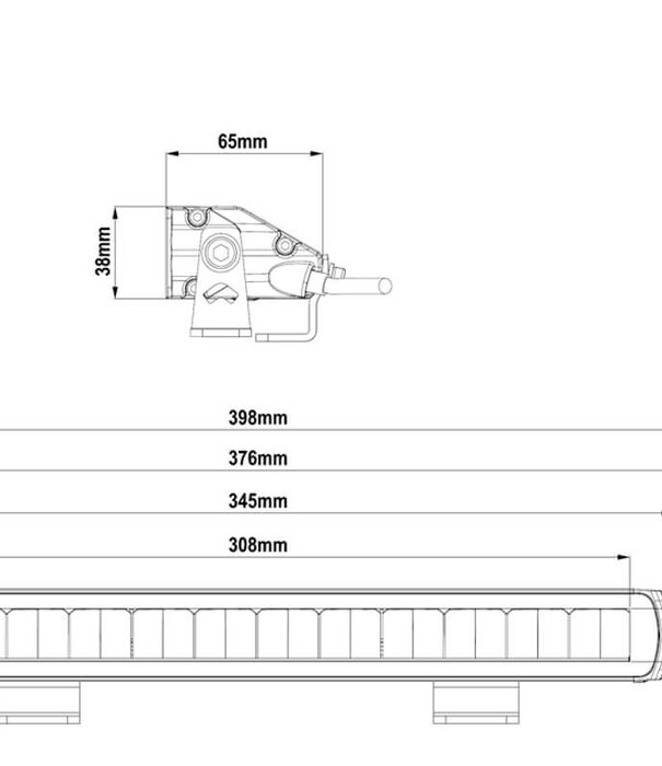 LED Bar 12v | Fernlicht 3552 Lumen | 60 Watt | 9-36 Volt
