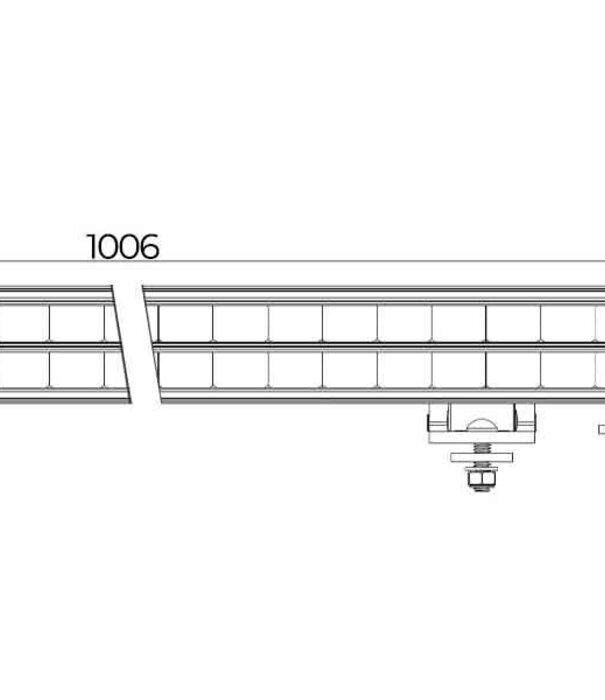 LED Lightbar The Geminus 4 32.400lm / 106cm / 9-36v / IP69K