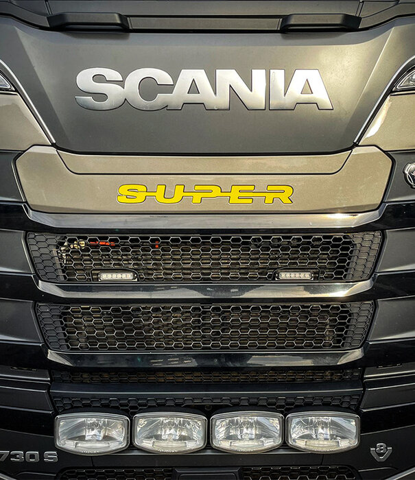 Scania Cache-calandre S-U-P-E-R de la Next Generation de Scania