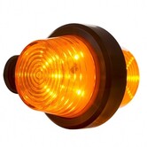 LED lampe pendentif ambre | tige courte | lentille transparente | 12-24v | MB-1010A