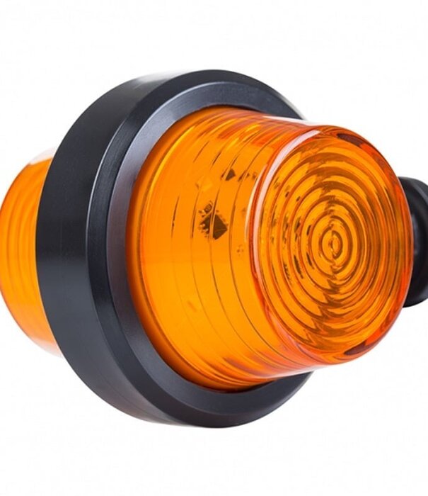 LED lampe pendentif ambre | tige courte | lentille transparente | 12-24v | MB-1010A