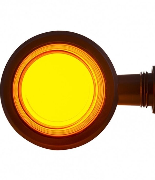Lampe à suspension LED ambre | tige courte | lentille mate | 12-24 V | MB-1020A